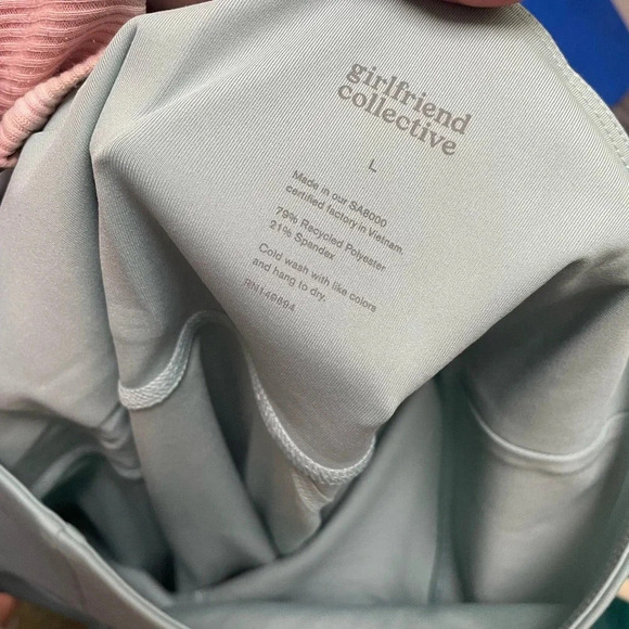 GIRLFRIEND COLLECTIVE SEAFOAM HIGH RISE COMPRESSIVE LEGGINGS - Picture 6 of 7